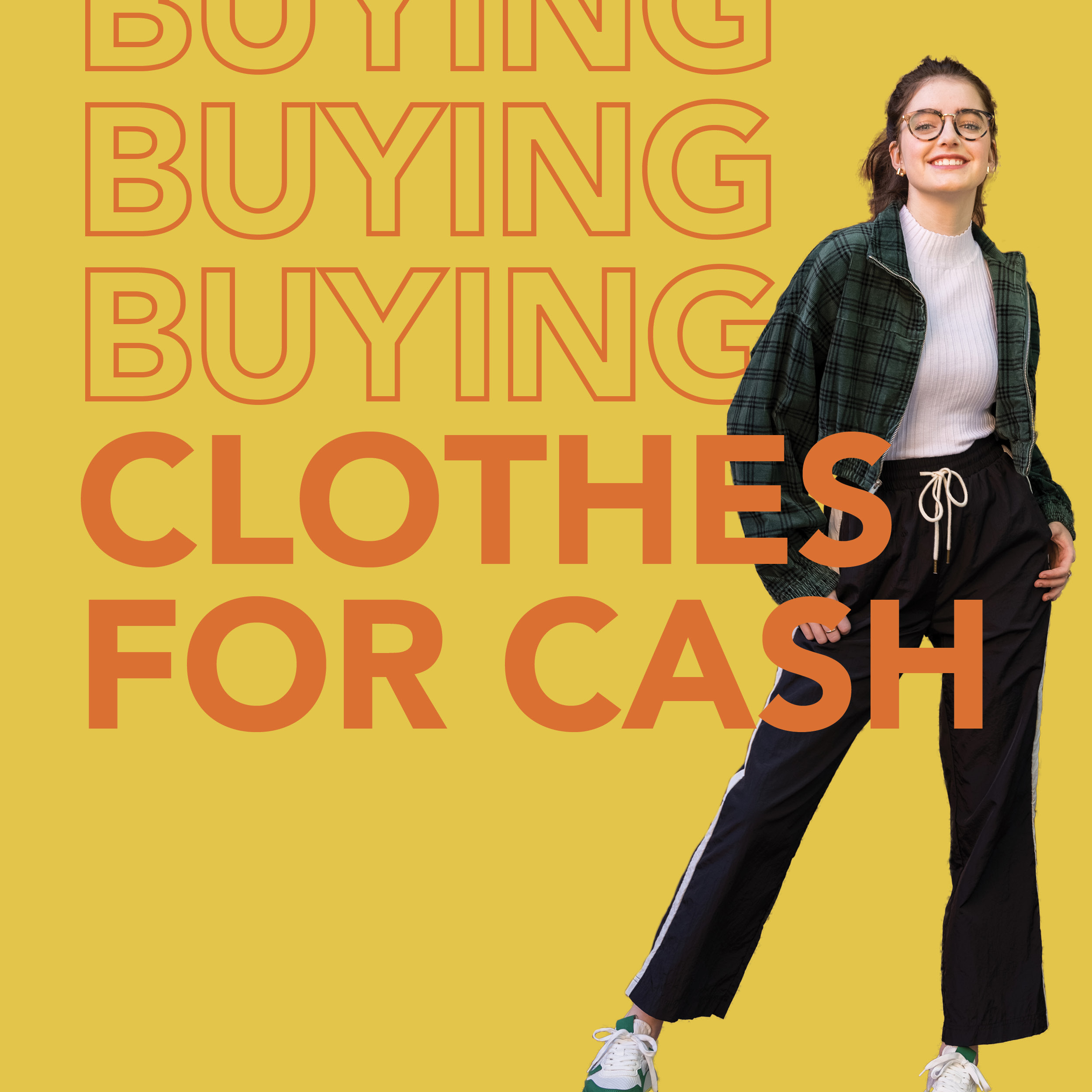 Buying cash for clothes